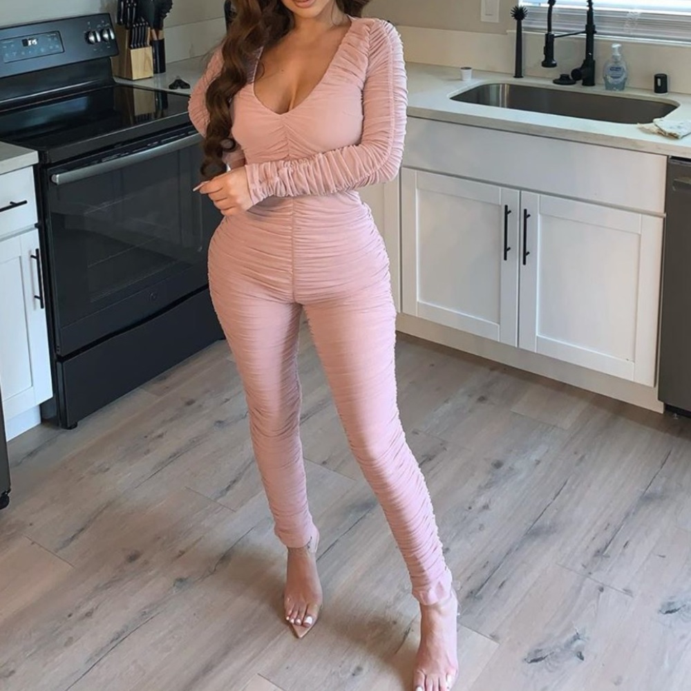 Pink Jumpsuit